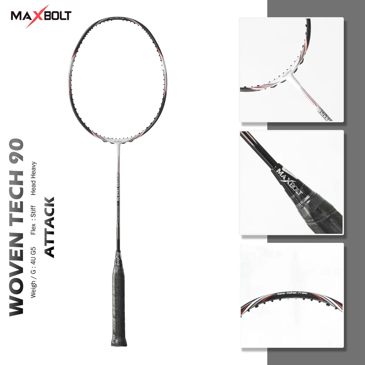 MAXBOLT WOVEN TECH 90 WHITE Main image